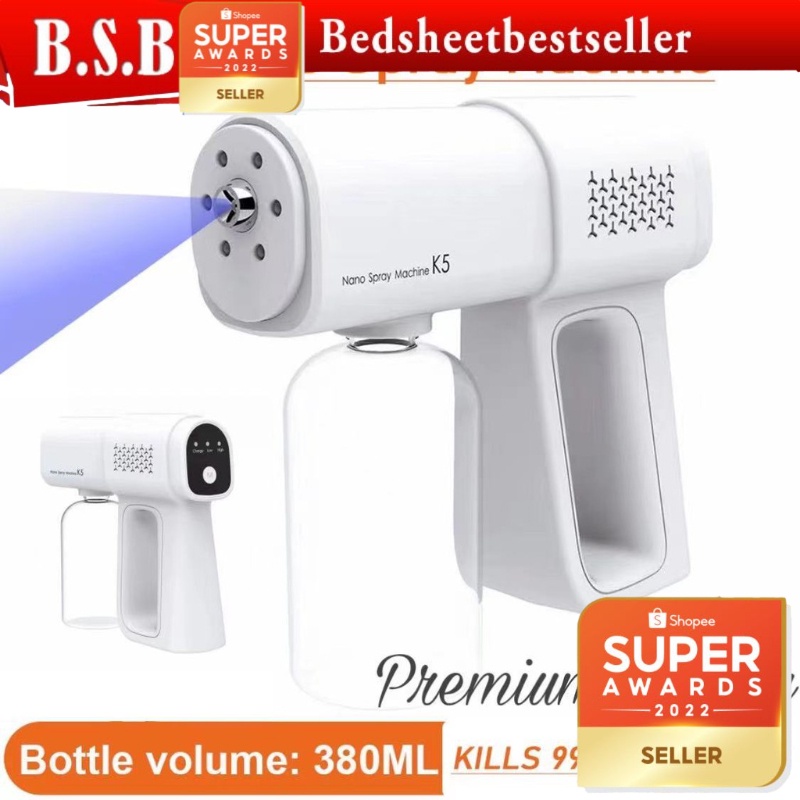 B.S.B Spray Gun Wireless Rechargeable Disinfection Sprayer Nano Blue ...