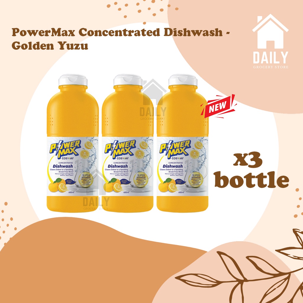 Cosway PowerMax Concentrated Dishwash - Golden Yuzu / Dish Drops ...