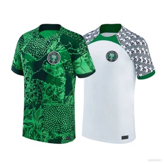 Men's Nike White Nigeria National Team 2022/23 Away Breathe Stadium Replica  Blank Jersey