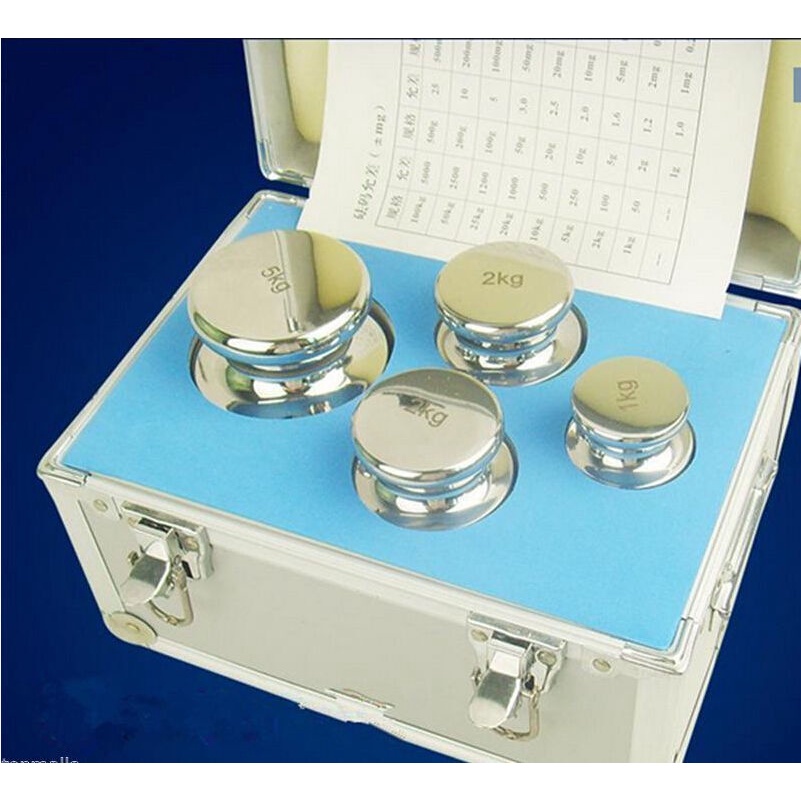 F1 Grade 1kg5kg Precision Stainless Steel Scale Calibration Weight Kit