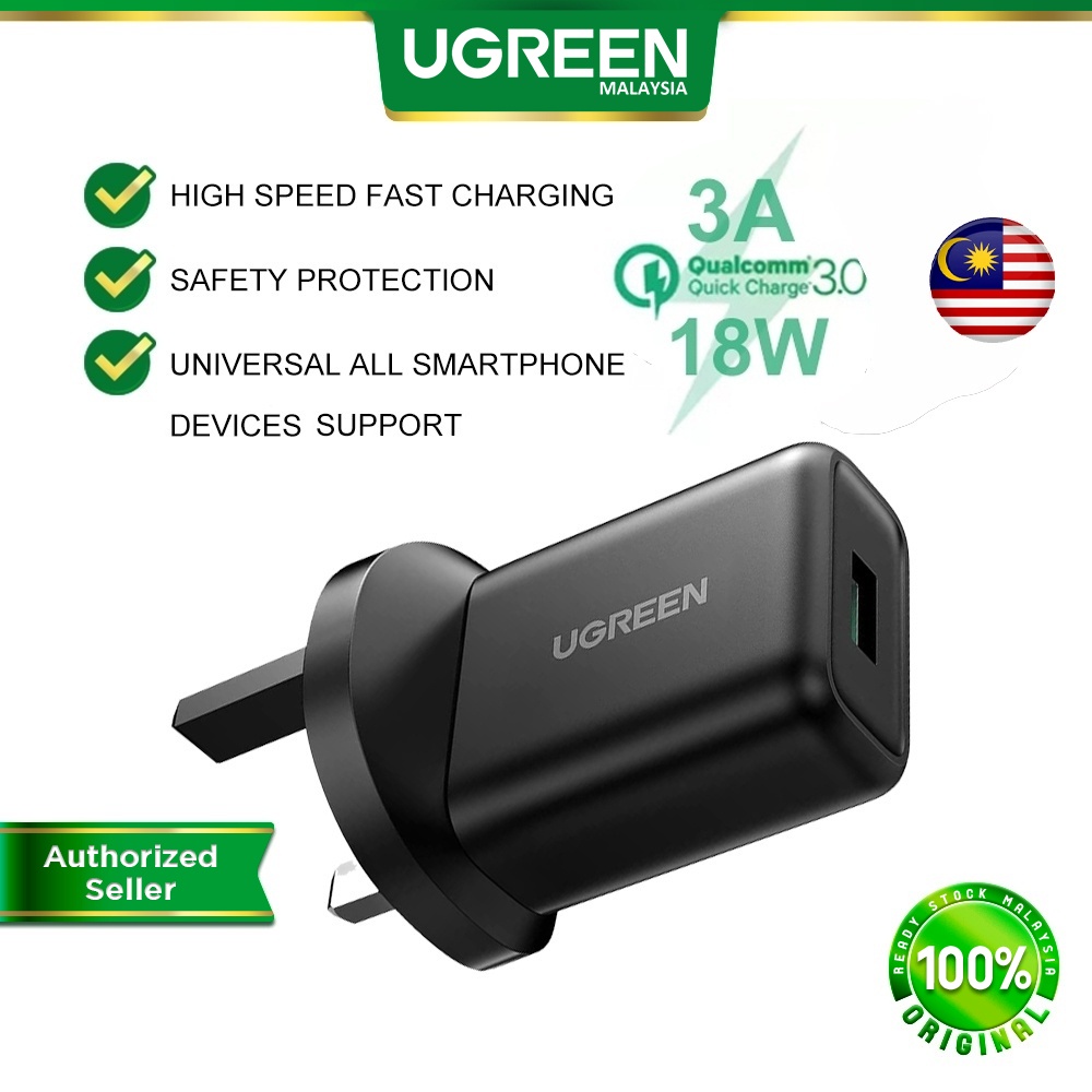 Ugreen Qc Usb Quick Charge Charger W Qualcomm Certified Usb Wall