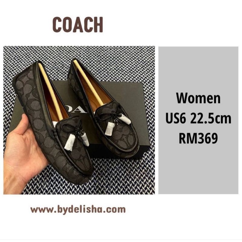 coach shoe - Flats Prices and Promotions - Women Shoes Apr 2023 | Shopee  Malaysia