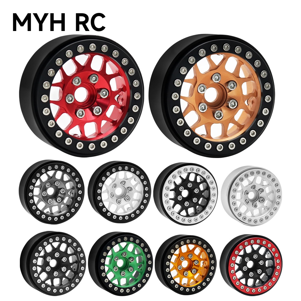 MYHRC 1/10 RC Crawler Car Spare Part 1.9 Inch Metal Beadlock Wheel Hub ...