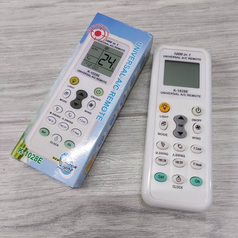 【K-1028E】universal remote Aircond Remote Control Free Battery All ...