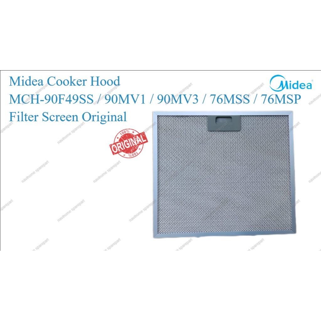 Accessories/Spare Part-Midea Cooker Hood MCH-90F49SS / 90MV1 / 90MV3 ...