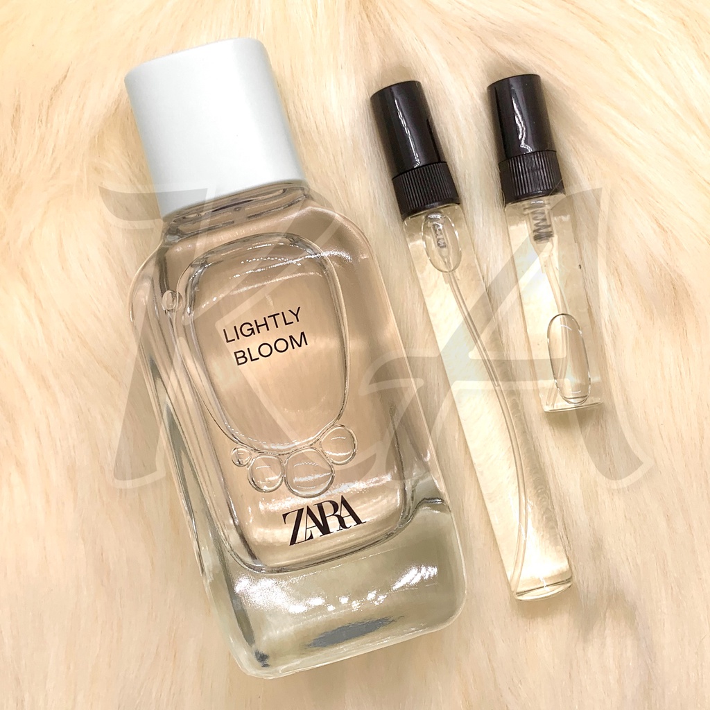 Lightly Bloom Repack Decant Original ZARA Men Women Fragrance Perfume 10ml 5ml Travel Pocket