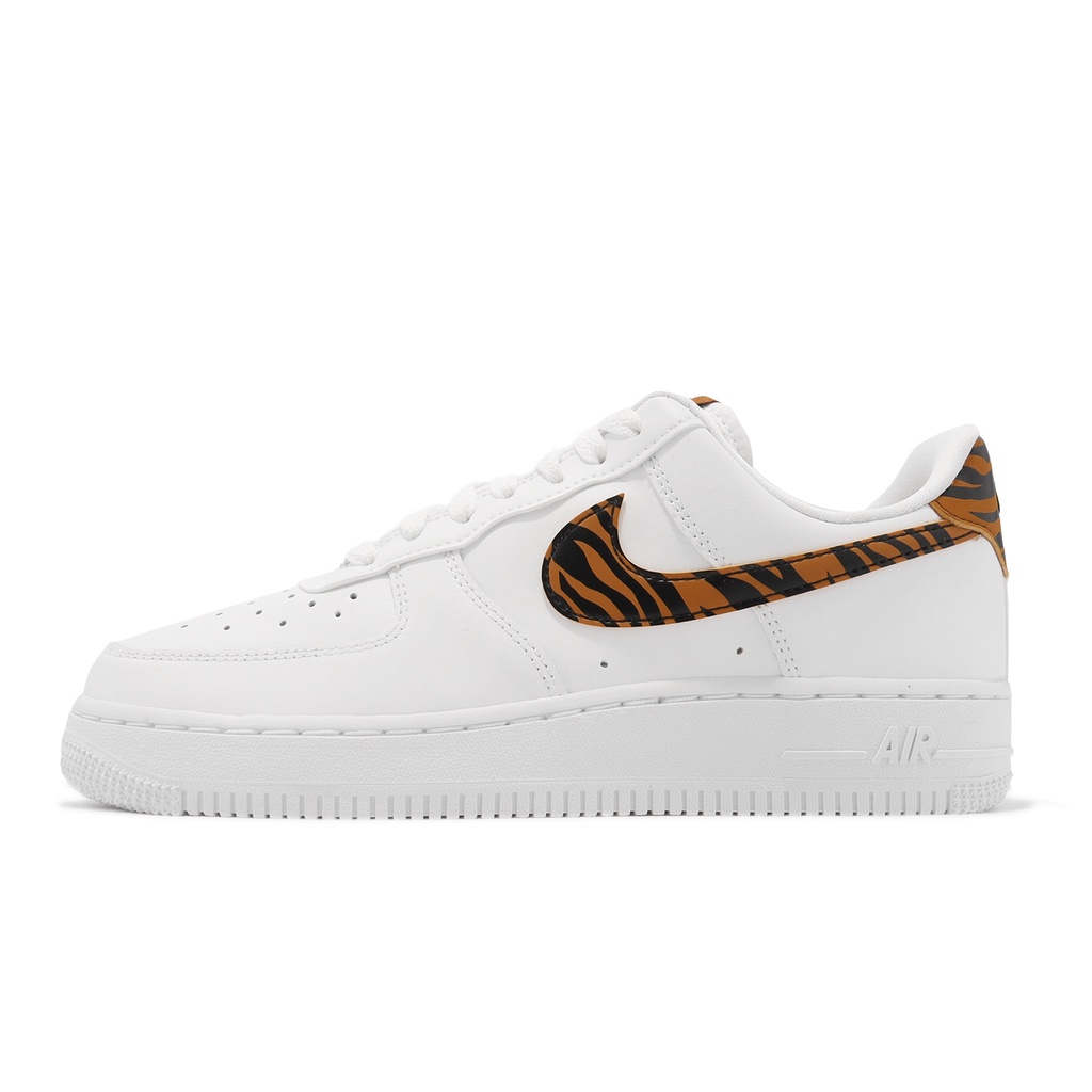 Nike Casual Shoes Wmns Air Force 1 07 White Tiger Pattern Women's AF1 ...