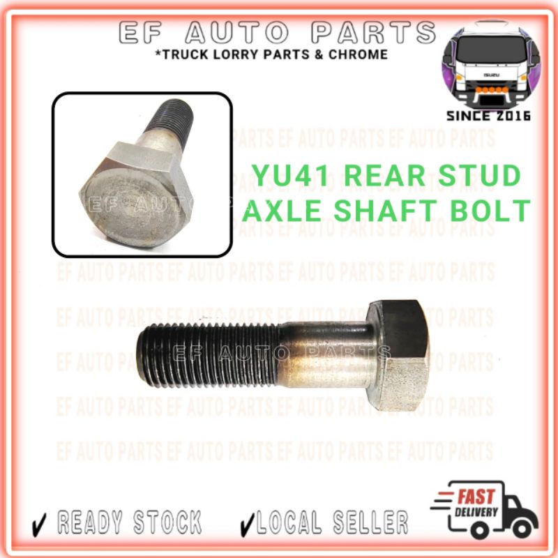 NISSAN UD YU41 REAR AXLE SHAFT BOLT STUB STEEL 12X40 3TON LORRY LORI ...
