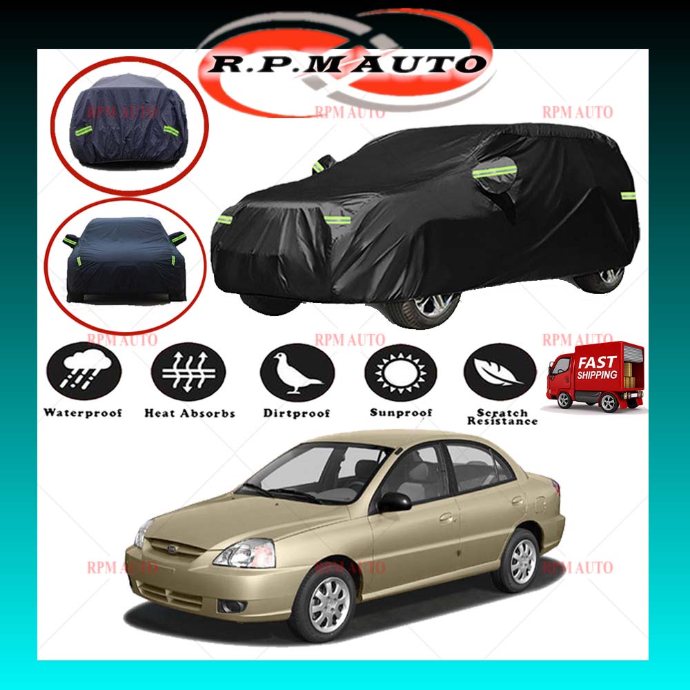 Kia Rio Wagon 190T Black Zipper Design Jet Protection Car Cover ...