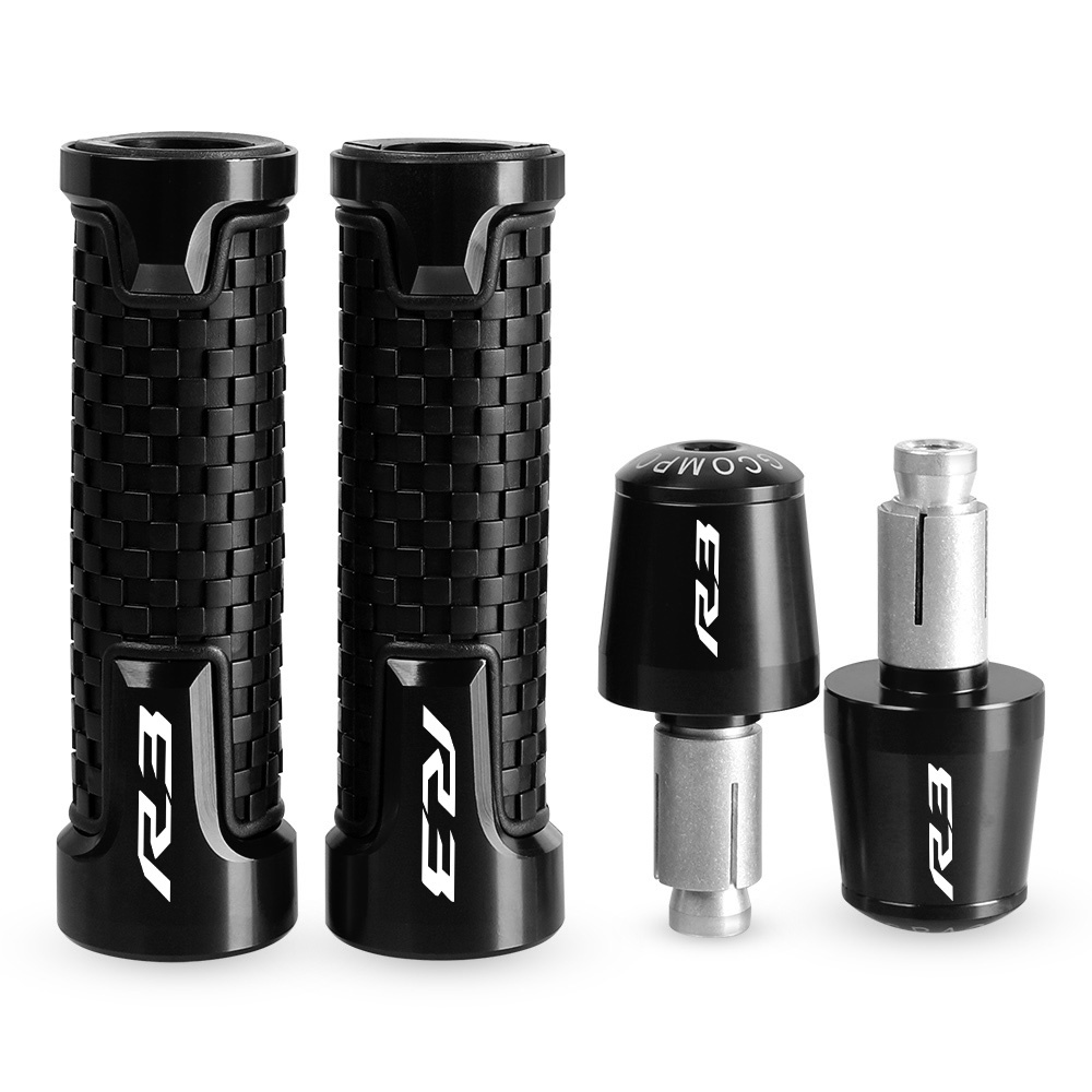 YAMAHA YZF R3 R6 R15 2019 2020 2021 2022 2023 22MM Handlebar Hand Grips ...