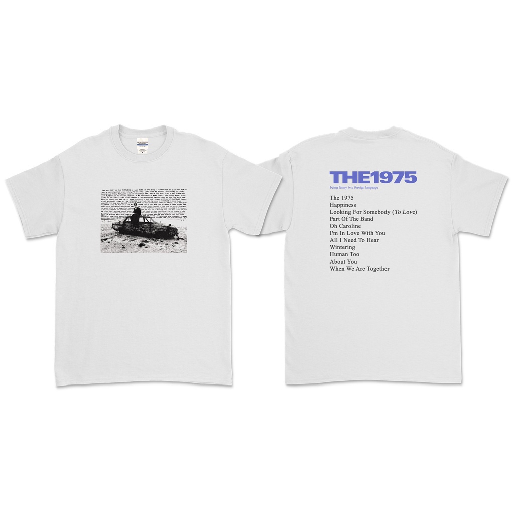 Ready Stock The 1975 - BFIAFL SONGLIST T-SHIRT (Front And Back)For Men ...