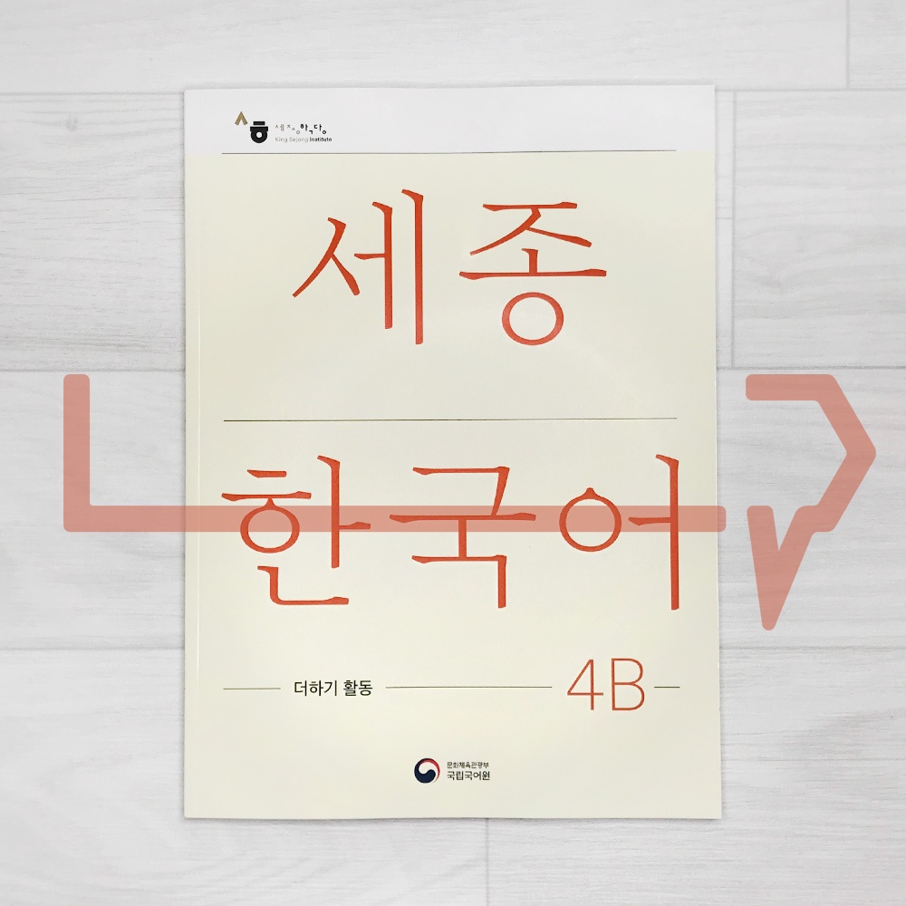 Sejong Korean Extension Activity Book 세종한국어 더하기 활동 4B (2022 Edition ...