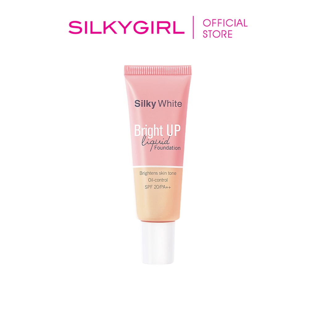 Silky White Bright Up Liquid Foundation 25ml | Shopee Malaysia