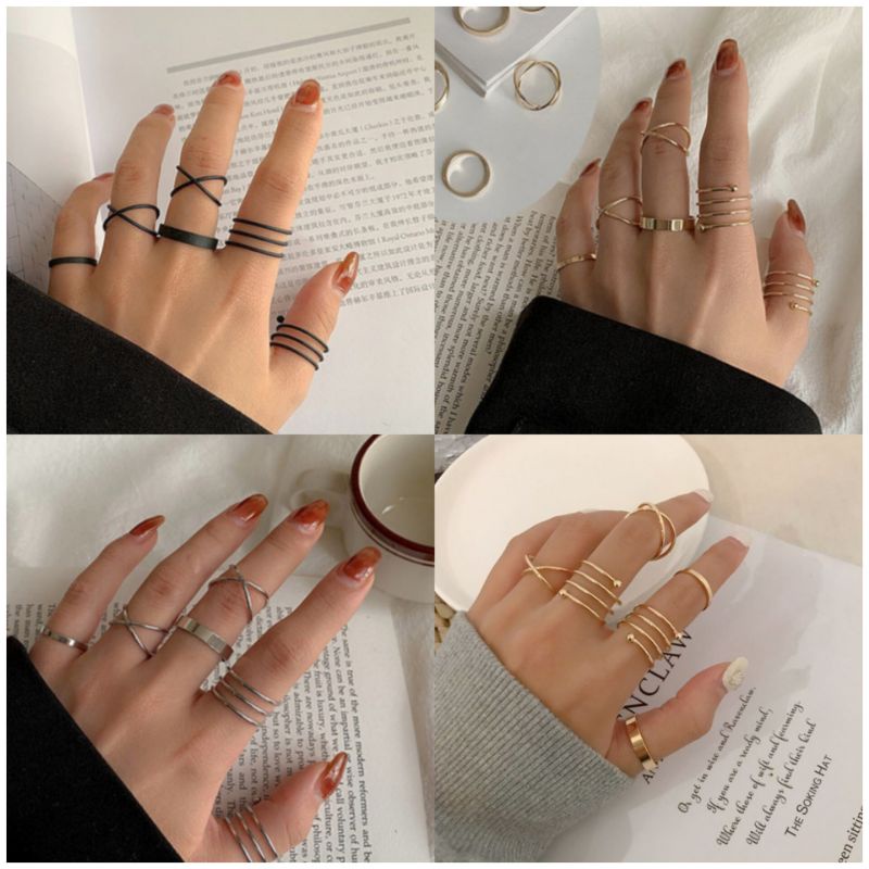 Stainless Steel Shark Shaped Openwork Ring, Fashionable Adjustable Finger  Ring