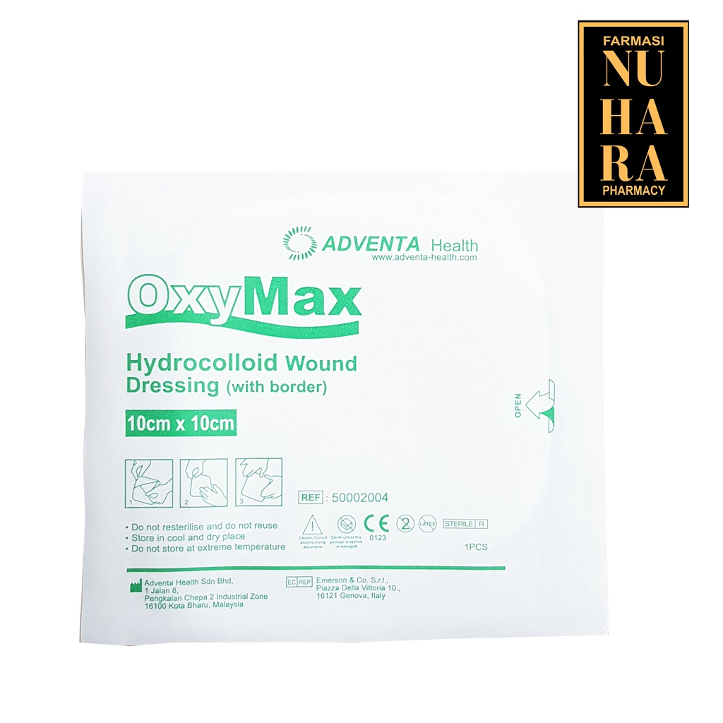 Hydrocolloid Wound Dressing with Border 1 piece for exudate/pus/bed