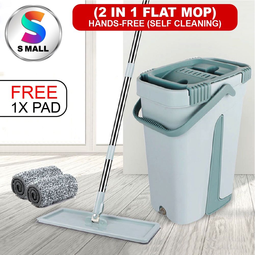 ASOGA BM10 FLOOR WIPER HEAD SQUEEGEE WATER/360° HANDFREE MICROFIBER