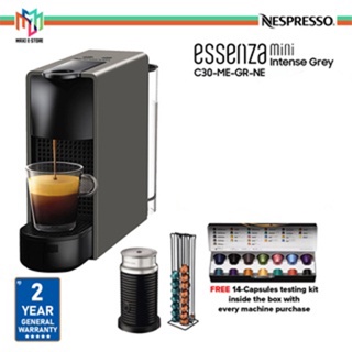 Nespresso Essenza Mini Fully Automatic Capsule Machine - Grey