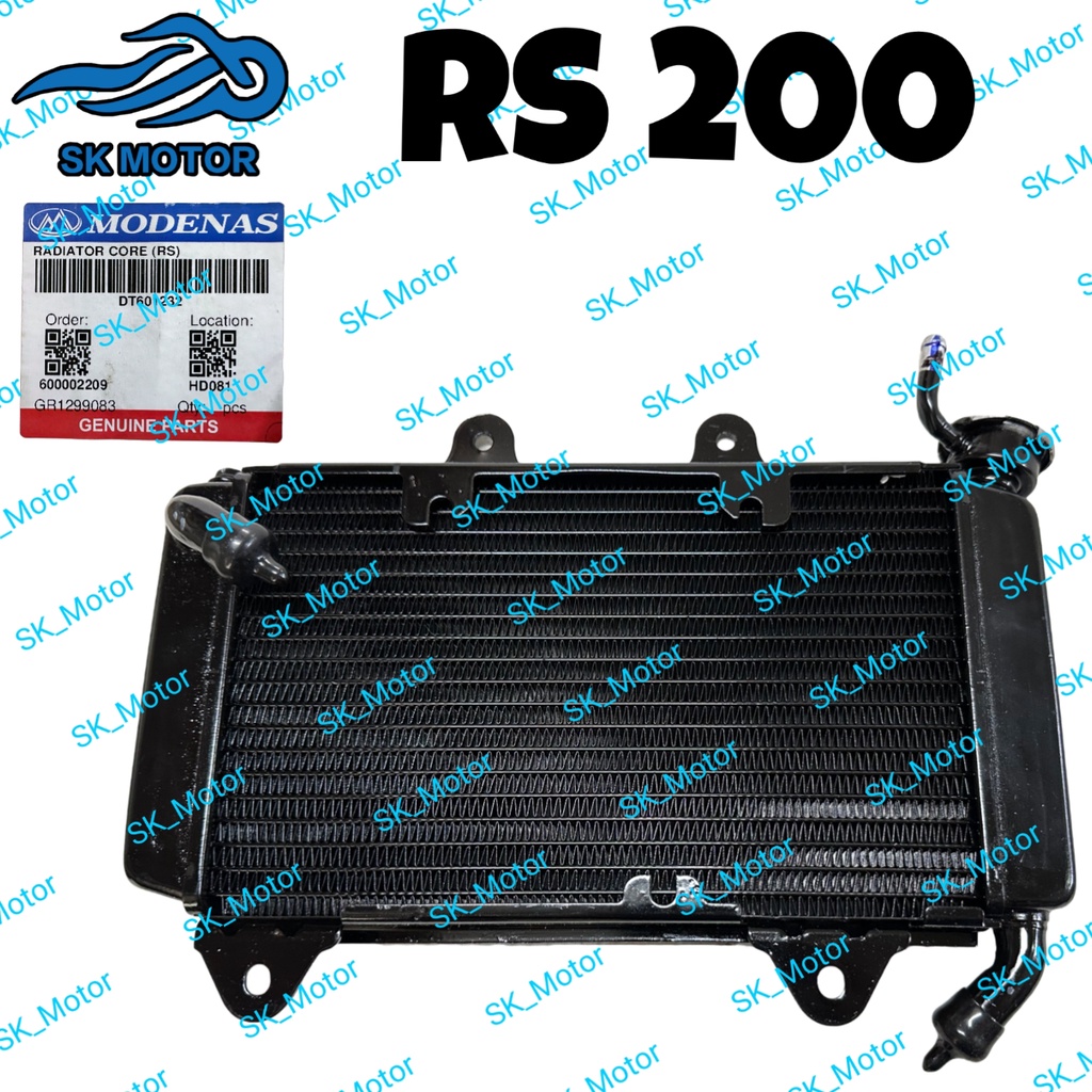 Modenas BAJAJ PULSAR RS200 RS 200 Fi Original Radiator / Coolant Tank ...