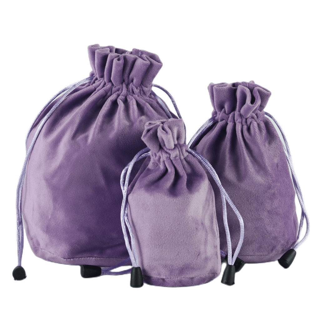 Drawstring Dice Bag Flannelette Storage Bag Round Bottom Velvet Big ...