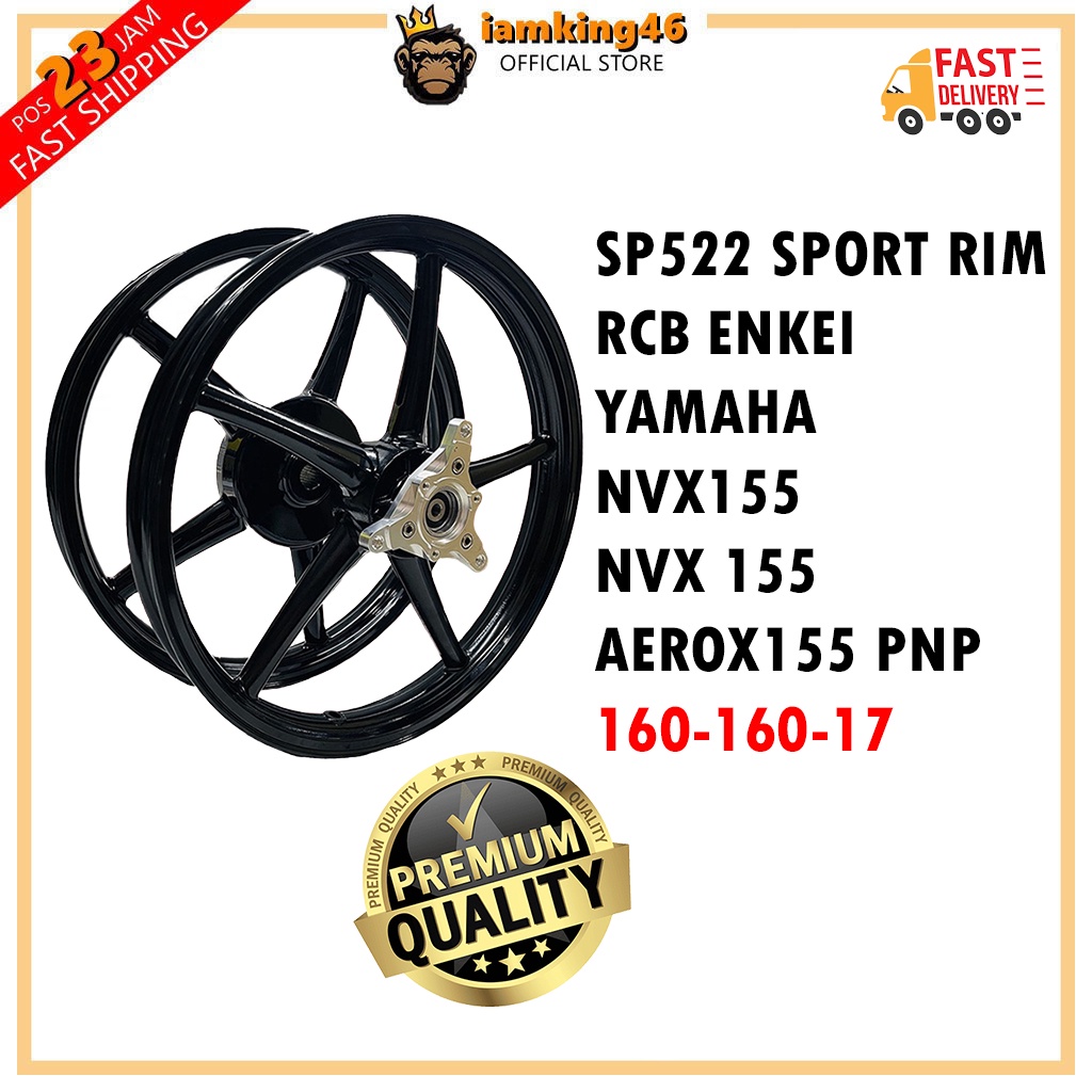 SP522 RCB Racing Boy Enkei Sport Rim FOR YAMAHA NVX155 NVX NVX 155 ...