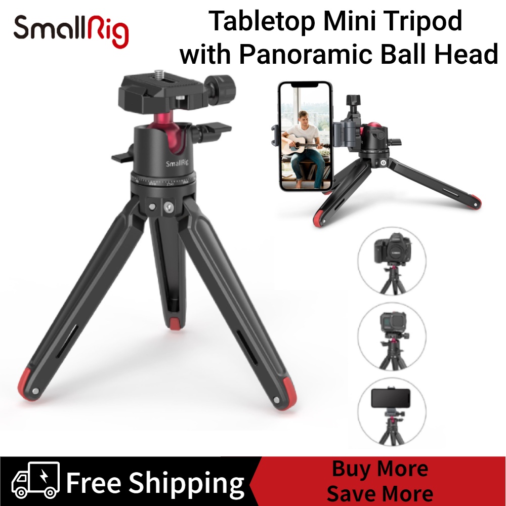 SmallRig Tabletop Mini Tripod with Panoramic Ball Head BUT2664 Shopee Malaysia