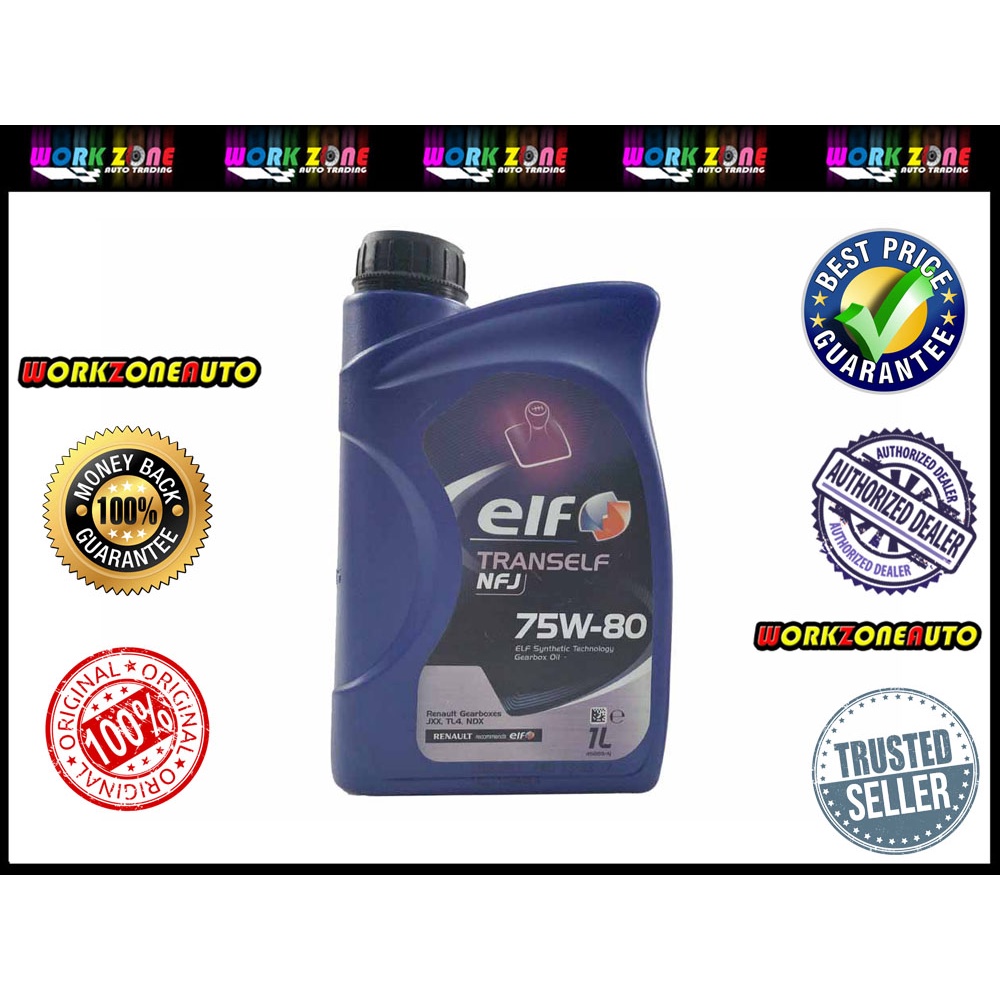 Elf Tranself NFJ CF2 Manual Gear Oil 75W-80 75W80 1L (Old Stock ...