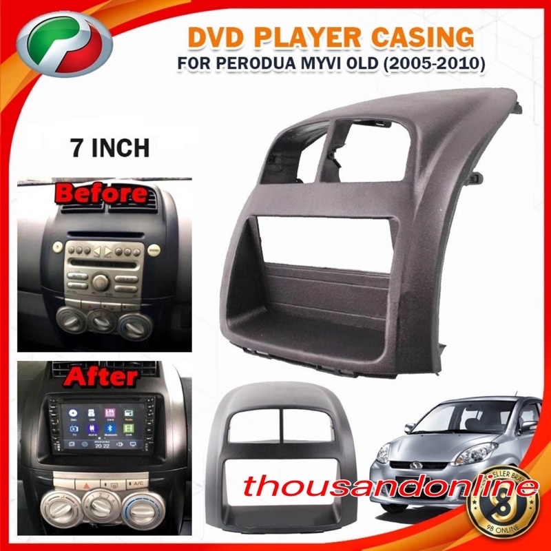 PERODUA MYVI OLD 2005-2010 FRIST GENERATION 3 IN 1 SINGLE & DOUBLE DIN ...