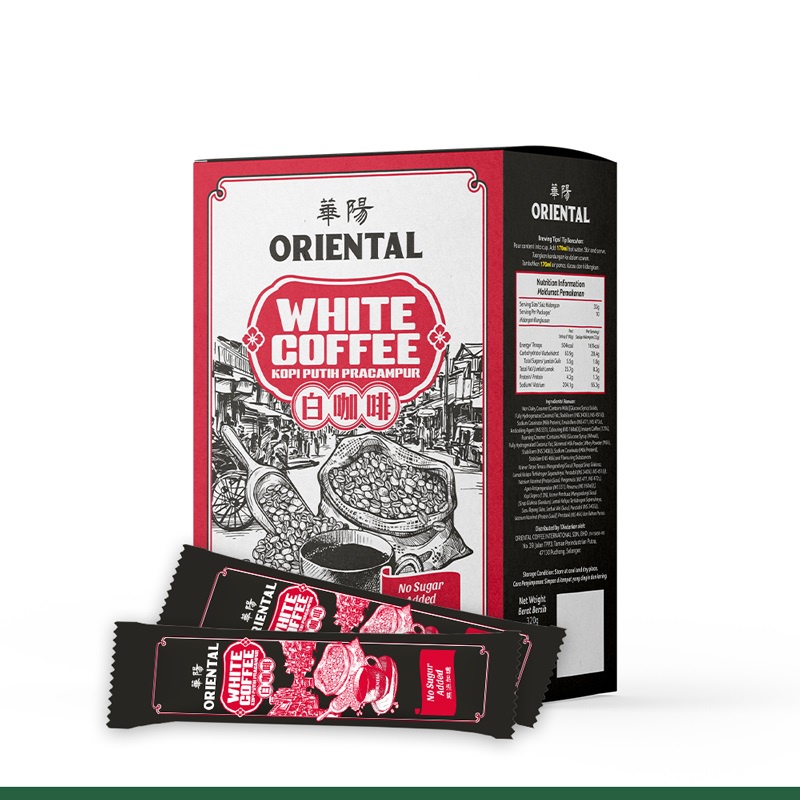 [HALAL] Oriental No Sugar Added x 1 Box 100 Original Oriental White