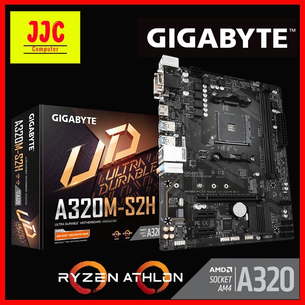 GIGABYTE A320MS2H AMD SOCKET AM4 MOTHERBOARD Shopee Malaysia