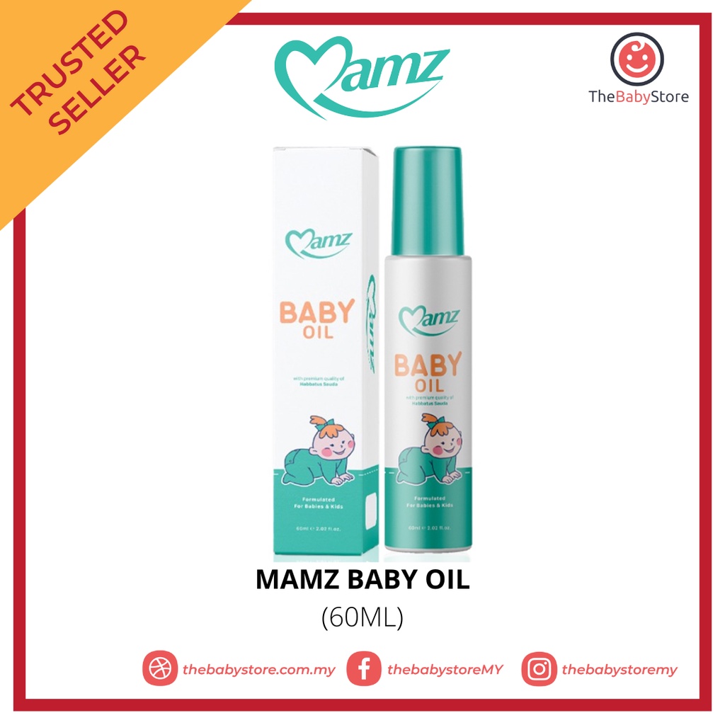 Mamz Oil Original HQ 60ml Habbatus Sauda Asli 100% Baby Relief Cough ...
