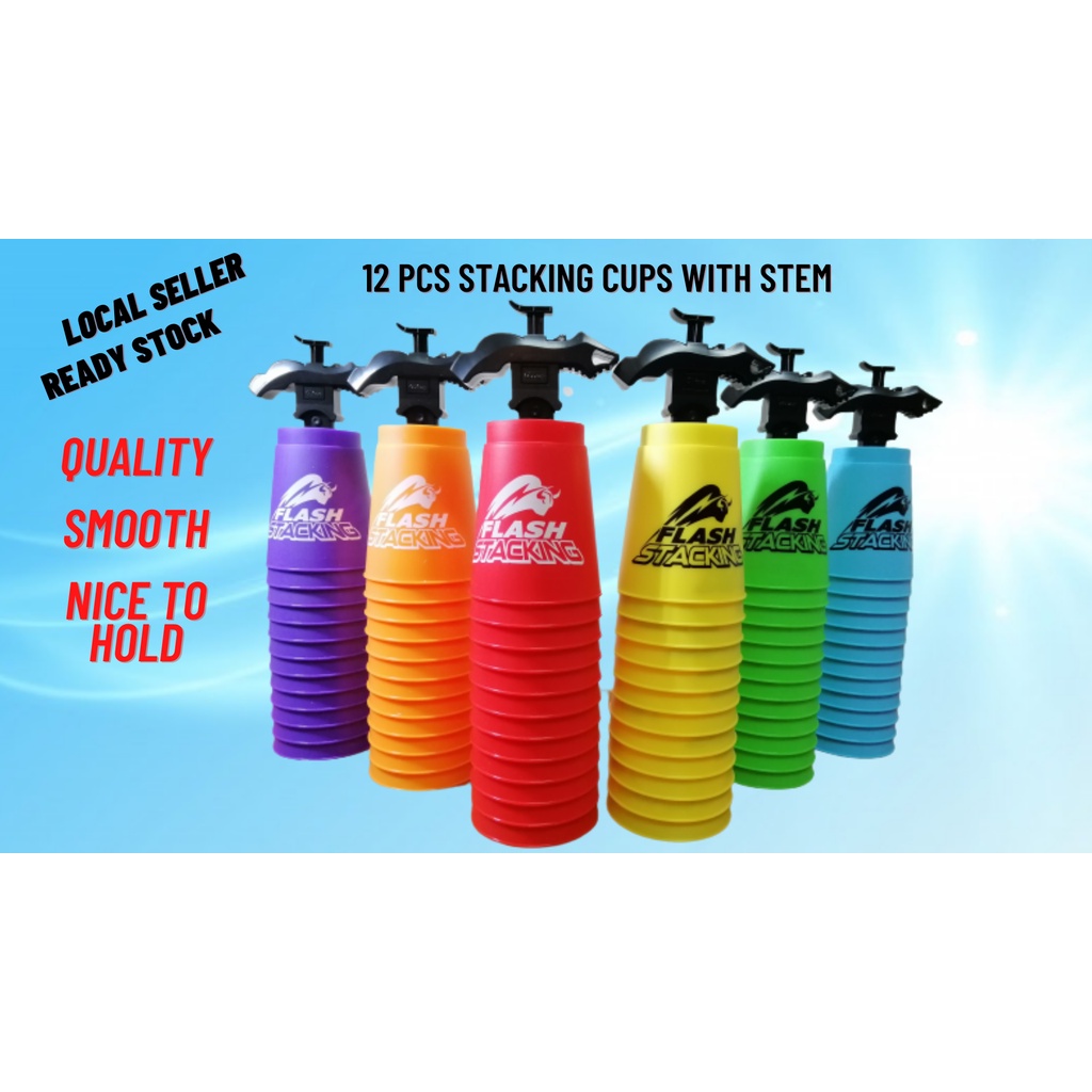 Speed Stacking /Stack Cups / Cups Stack/ Stacking Full Set/ 叠杯专用 ...