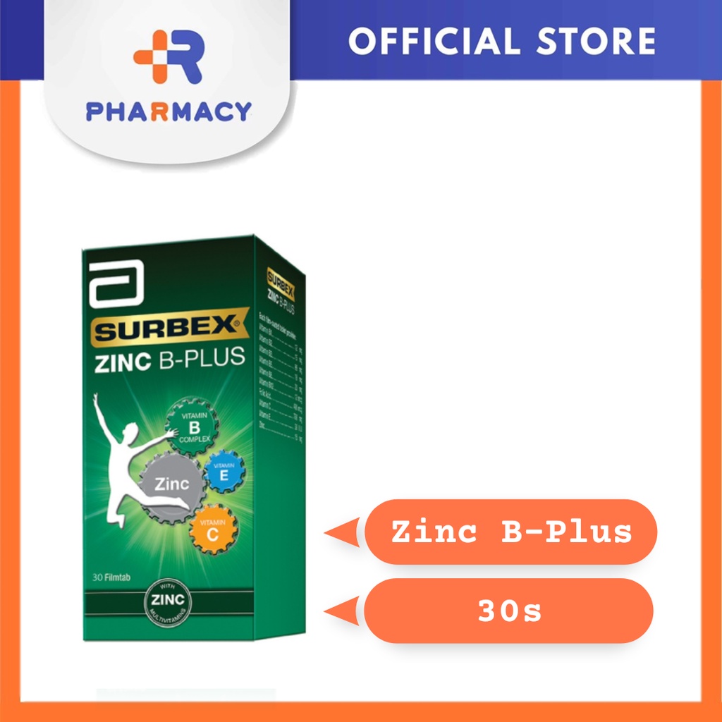 R Pharmacy | Surbex Zinc B+ 30s | Shopee Malaysia
