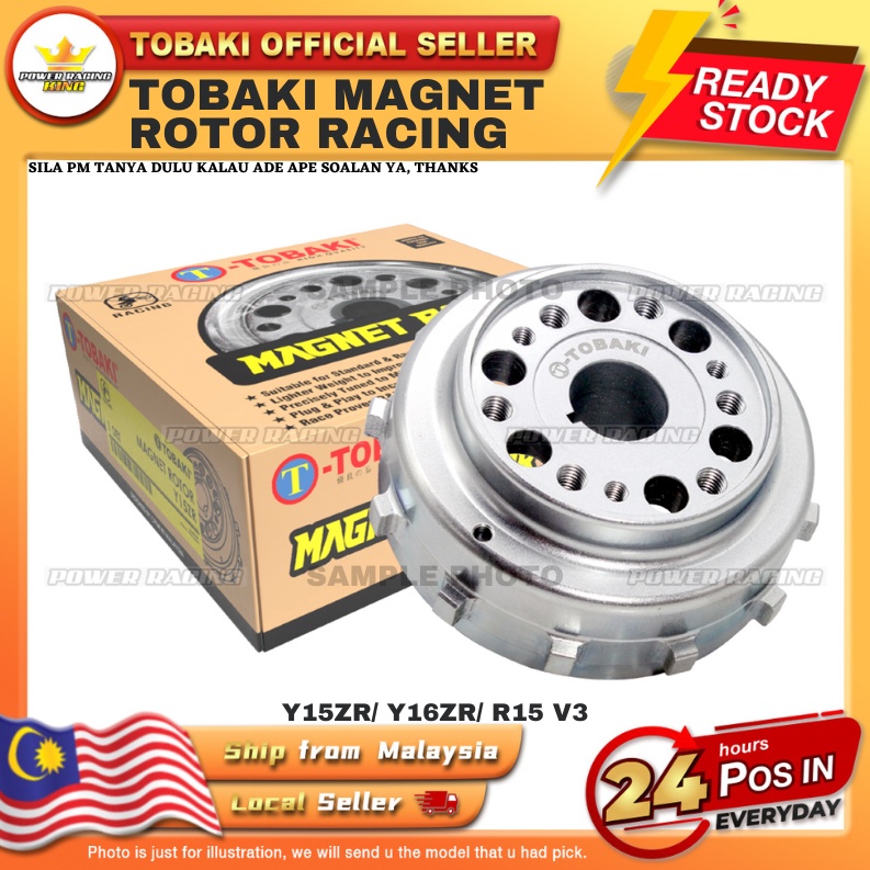 Y15ZR/ Y16ZR/ R15 V3 TOBAKI Magnet Racing (Rotor Assy) Original Spec ...