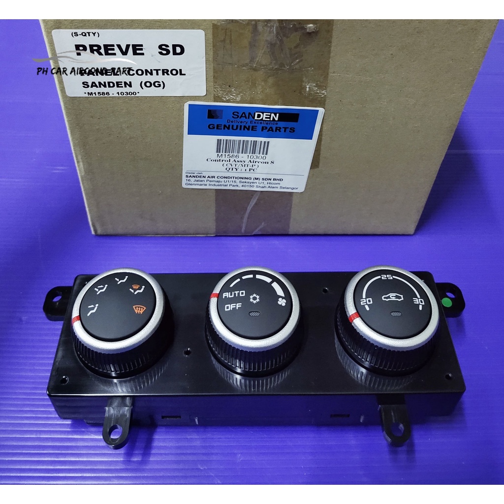 [SANDEN ORIGINAL] CONTROL PANEL PROTON PREVE SD SANDEN M1586-10300 FOR ...