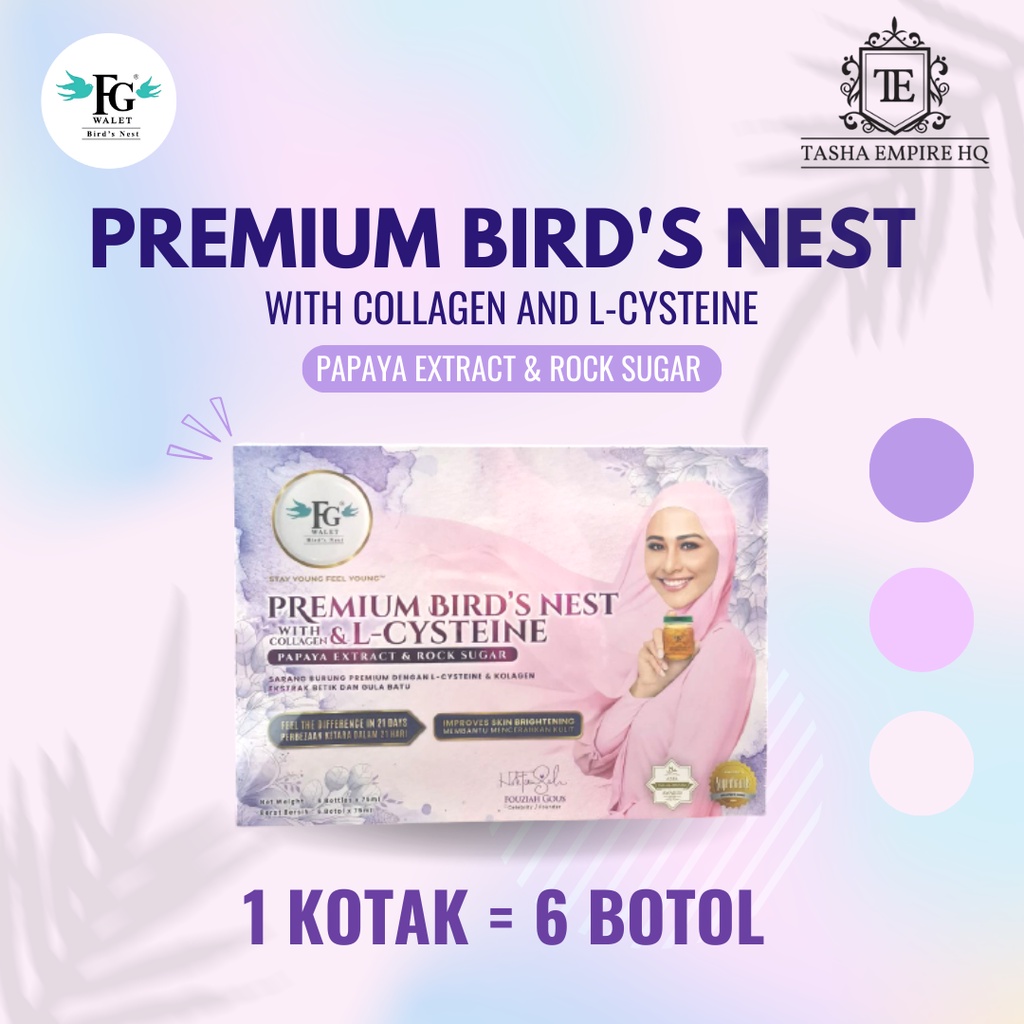 FG WALET BIRD NEST DRINK with PAPAYA EXTRACT and LCYSTEINE mix EXTRA COLLAGEN Shopee Malaysia