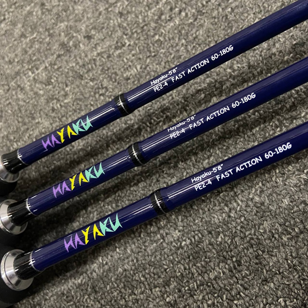 Mystery Hayaku Mad-Kerel Jigging Rod Shopee Malaysia