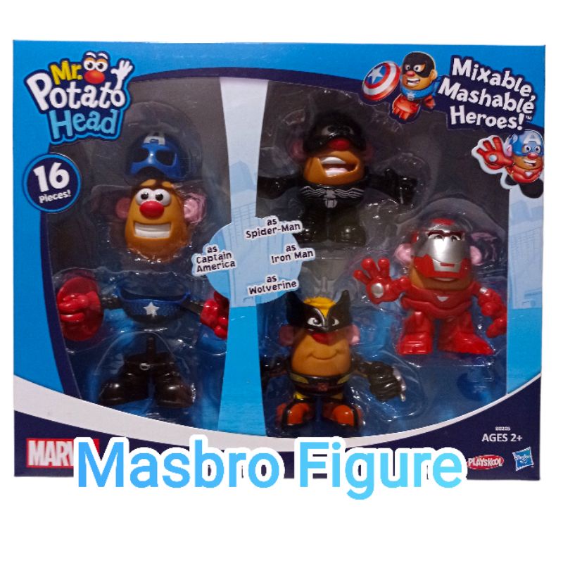 HASBRO Playskool Mixable Mashable Heroes MR. POTATO HEAD AS CAPTAIN ...