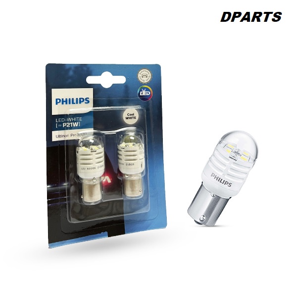 Philips 11498 P21W LED Ultinon Pro3000 CW 6000K 12V X2 Tail Lamp/Brake ...