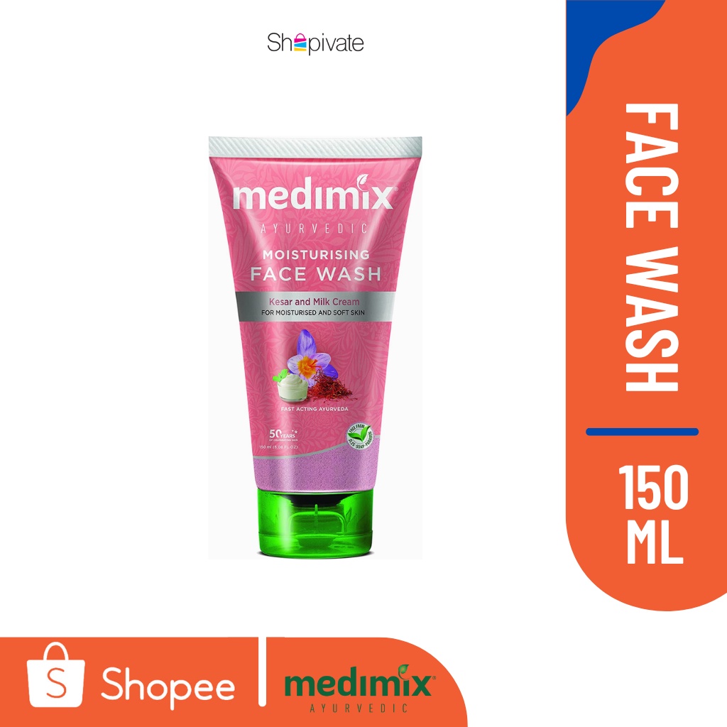 Medimix Ayurvedic MOISTURISING Face Wash (KUMKUMADI OIL & MILK CREAM