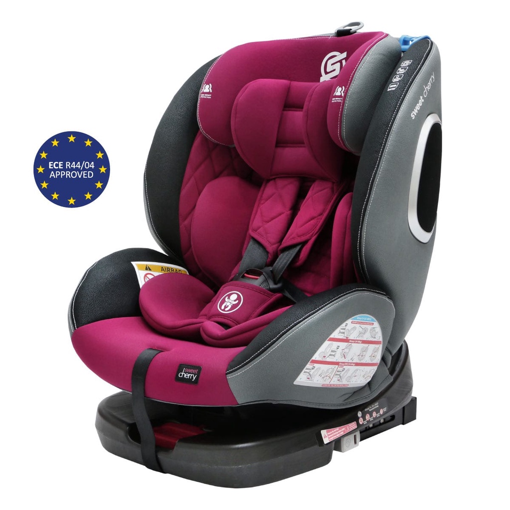 SWEET CHERRY CONRAD ISOFIX BOOSTER SEAT MAROON Shopee Malaysia