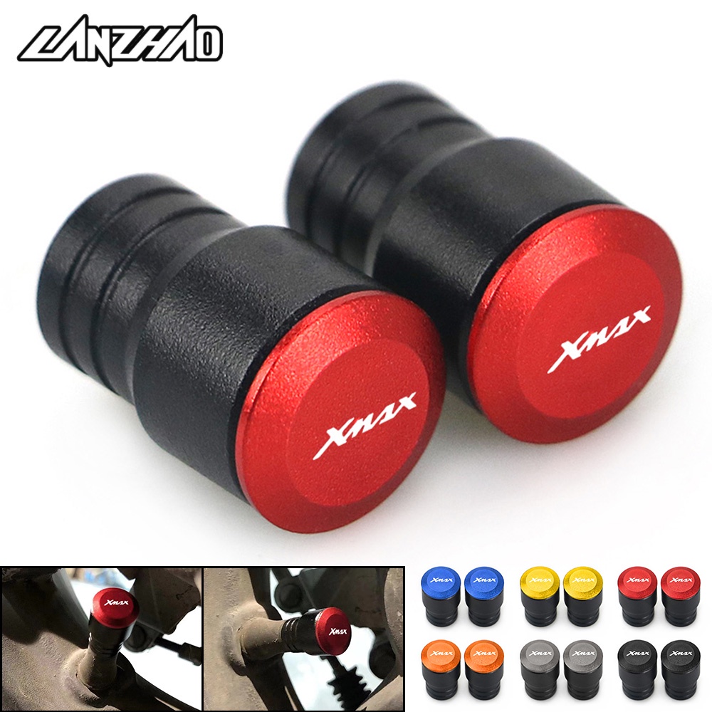 XMAX Motorcycle Tire Valve Covers Gas Nozzle Tyre Air Stem Cap CNC