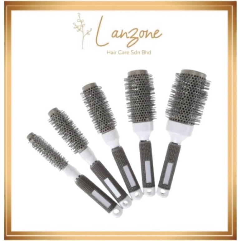 Nano Technology Ceramic & Ionic Round Hair Brush Comb Shopee Malaysia