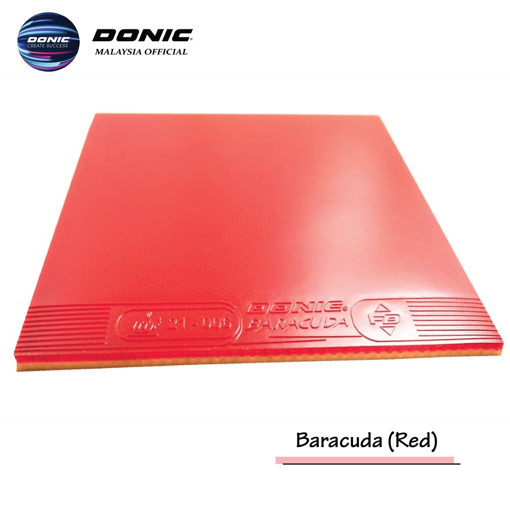 Donic Baracuda Excellent Arc Rotation Table Tennis Rubber Shopee Malaysia