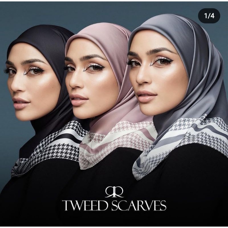 Rizman Ruzaini Tweed Scarf ( Fall Winter Collection ) | Shopee Malaysia