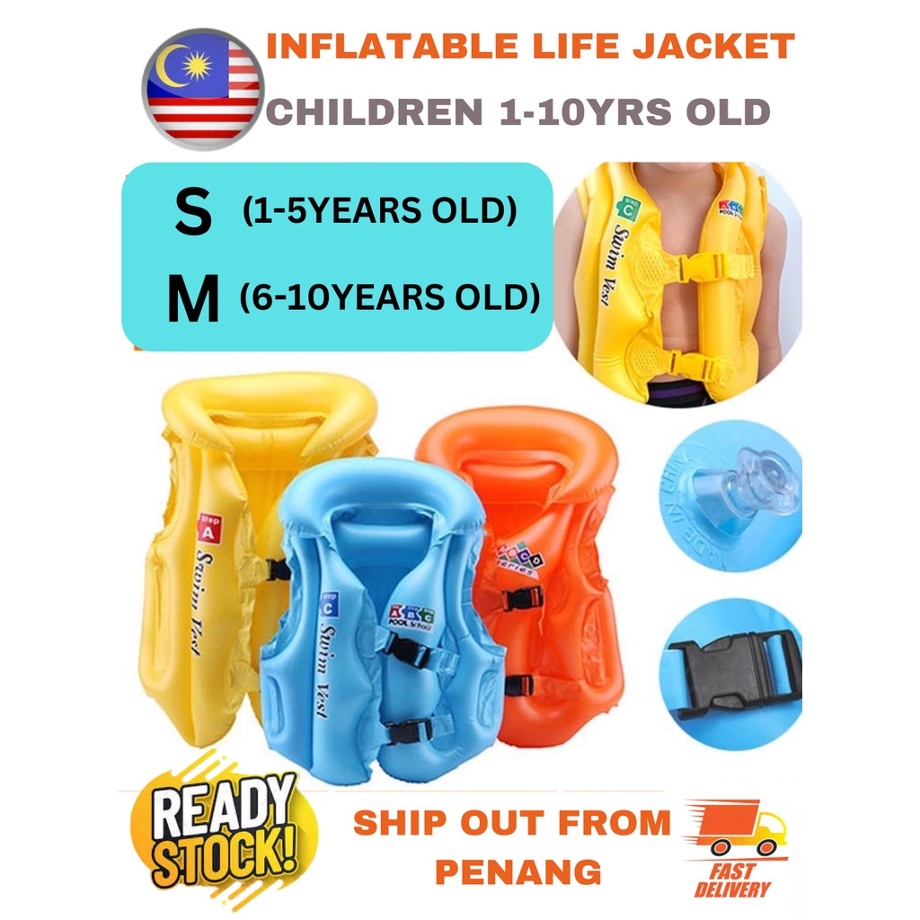 Children's Life Vest Jacket Swimsuit Inflatable floatable Baby Pools