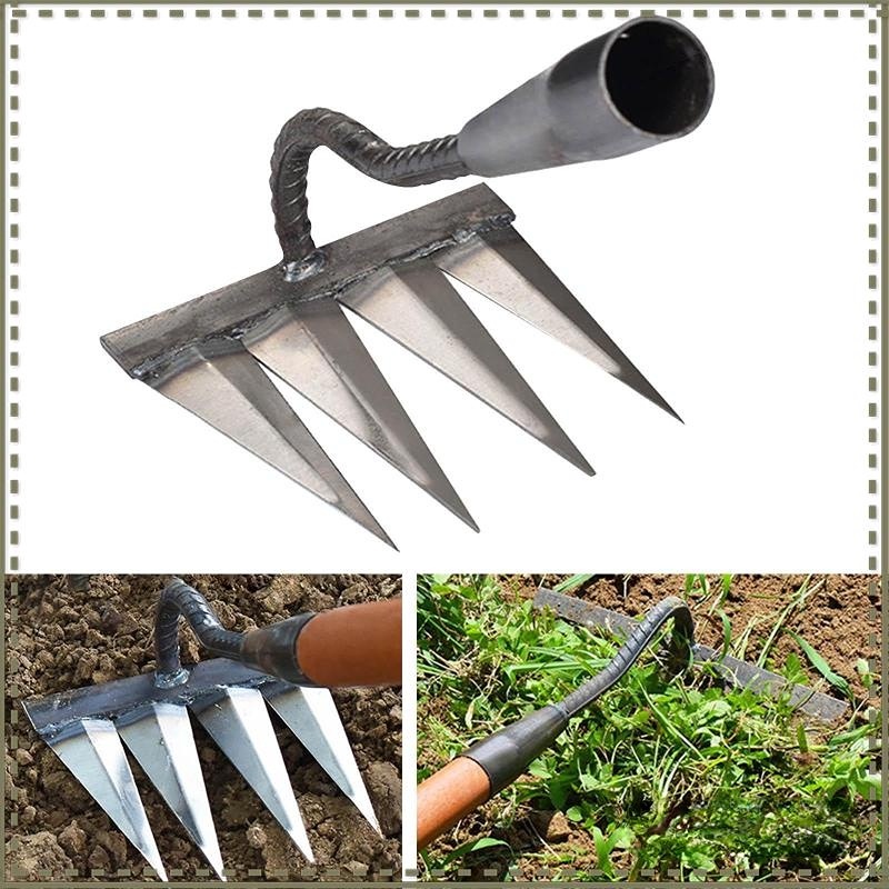 Weeding Rake Agricultural Tools Flower Beds Gardening Hoe for Gardening