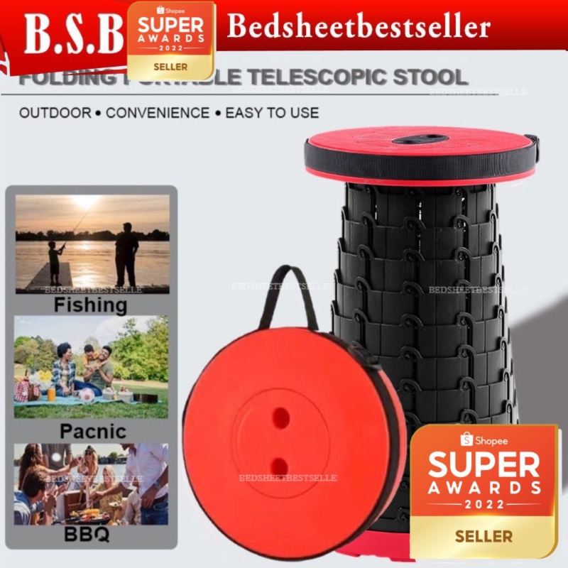 B.S.B Stool Retractable Portable Foldable Extendable Fishing Picnic ...