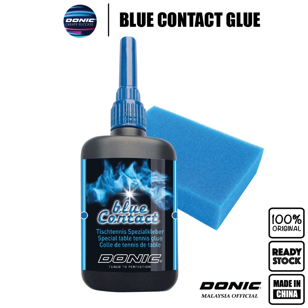 Donic Blue Contact Boost Effect Table Tennis Glue Shopee Malaysia