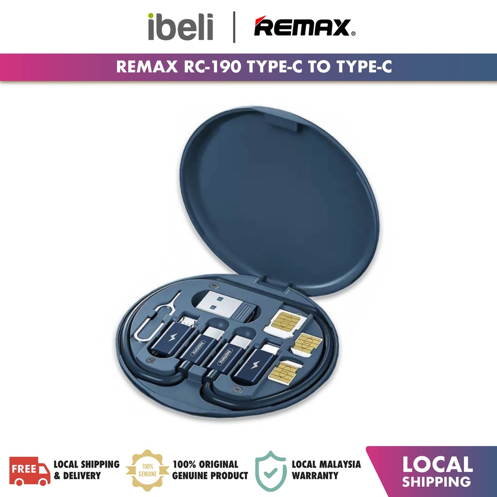 REMAX RC-190 Wanbo Series 60W Fast Charging Cable Set | Shopee Malaysia