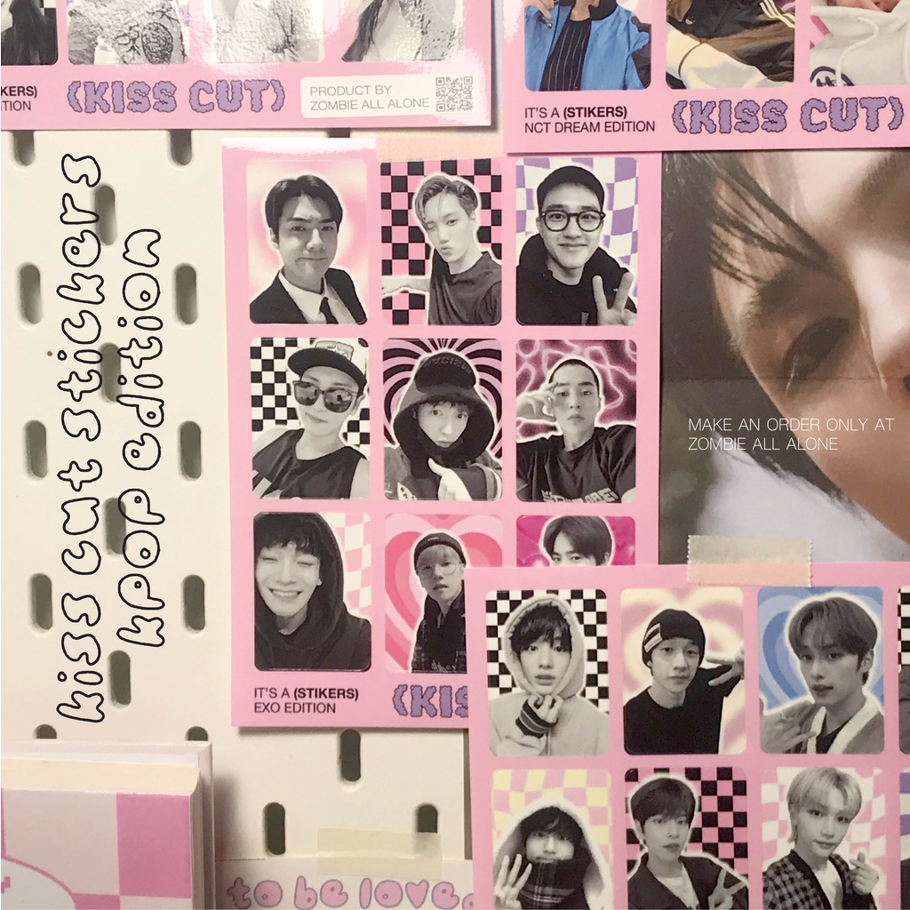 Kpop ID STICKERS Deco (KISS CUT STICKERS) | Shopee Malaysia
